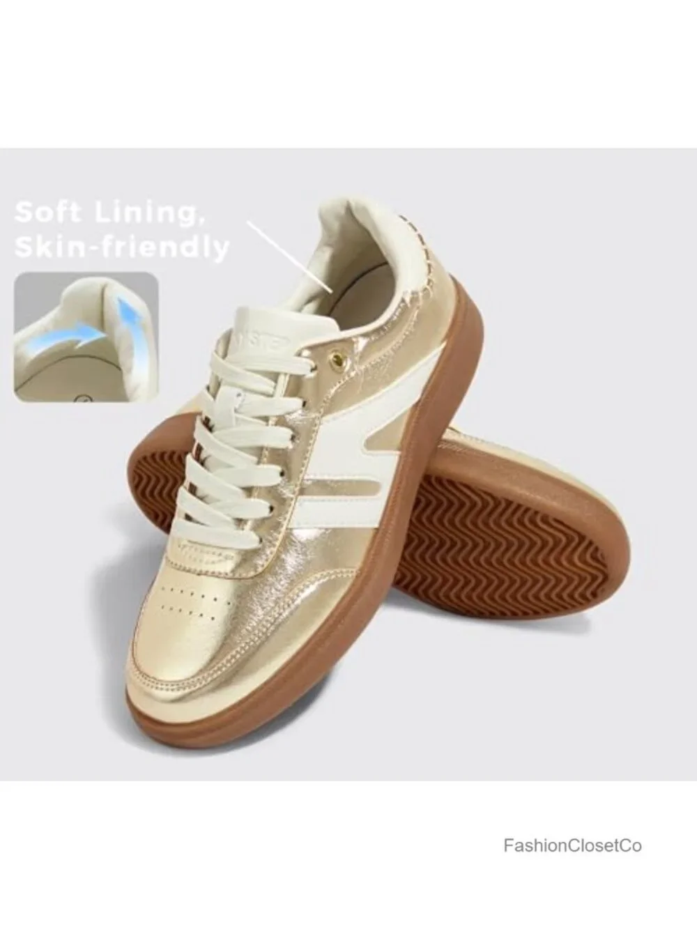 Retro Gum Sole Sneakers Genuine Leather Suede Lace-Up